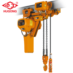 ย้าย2000กิโลกรัม380โวลต์ห่วงโซ่ไฟฟ้าต่ำ Headroom รอกกับรถเข็น - Product Image 3