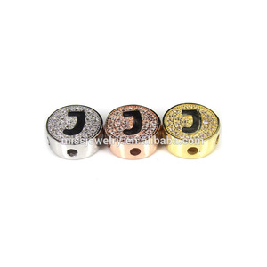 CZ pavimenta granos del espaciador con la letra - Product Image 4