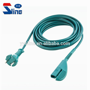Cable de Alimentación para Aspiradora Vorwerk <span class=keywords><strong>Kobold</strong></span> VK 150, Enchufe Europeo CEE 7/17, Color Gris, Aprobación Europea, Alemana - Product Image 3