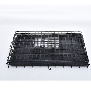 Chenil pour chien Cage pour animaux de compagnie petite grande taille sûre en acier inoxydable pliable Cages pour animaux de compagnie en métal, caisse pour chien toutes saisons - Product Image 6