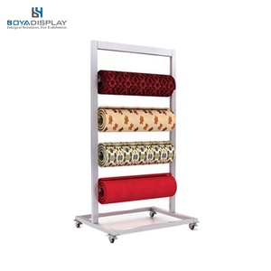 Nhà máy trực tiếp tùy chỉnh Thảm miễn phí đứng với bánh xe Thảm cán lên dọc Thảm hiển thị đứng - Product Image 1