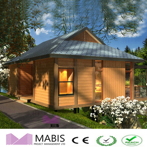 Prefabricated wooden chalets House prefabricated kits with 2 rooms - Product Image 1