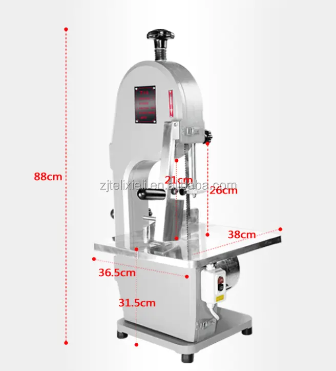 Hoge Kwaliteit Commerciële Bevroren Vlees En Vis Kubus Snijden Banb Zaagblad, Bone Cut Vlees Machine