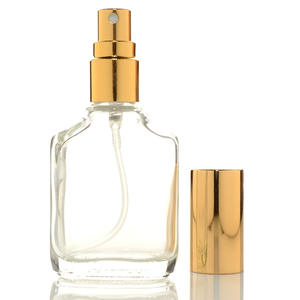 Bon marché Mini flacons vaporisateur de parfum classiques élégants ronds et plats transparents de 15ml <span class=keywords><strong>en</strong></span> verre - Product Image 2