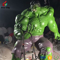 Exposition en plein air décoration de Jardin En Fiber De Verre Hulk
