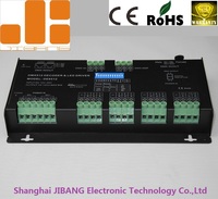 Controlador LED Shanghai JIBANG 7Ax12CH de Voltaje Constante, Amplificador de Señal de 8 Bits/16 Bits, 500Hz/5000Hz, Decodificador DMX512 DE8512