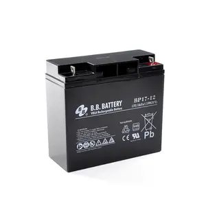 12 V 17Ah Lood-zuur Batterij Bb BP17-12 Vervanging Ups Batterij