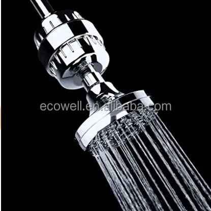 Luxury filter shower head set with vitamin shower filter, factory price with OEM service, fits for wall mounted