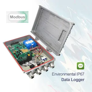 Medidor de temperatura e umidade gprs bomba de água, controlador de baixa potência e umidade logger de dados alimentado por bateria