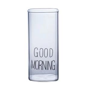 Taza de <span class=keywords><strong>cristal</strong></span> con tapa para Yogurt, vaso <span class=keywords><strong>gigante</strong></span> para beber barato - Product Image 3