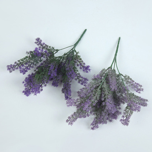 Tanaman Lavender buatan hidup dalam ruangan dekorasi taman hotel sutra imitasi besar berbagai macam termasuk pohon lumut daun hadiah bagus