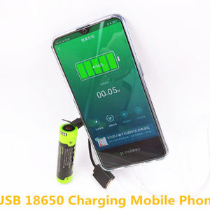 Batería recargable 5000 M Mini 3,7 V 18650 Banco de la energía 3500 MAH USB puerto luz paquete externo de la batería LED de la batería cargador - Product Image 2