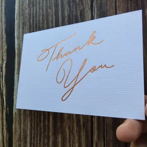 Tarjeta postal de impresión personalizada, tarjetas de agradecimiento o tarjetas de felicitación