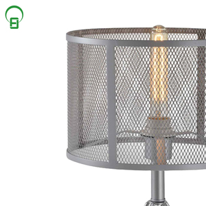 Haute Qualité vintage home decor Métallique argent Meta diamant lampe de <span class=keywords><strong>table</strong></span> métallique - Product Image 5