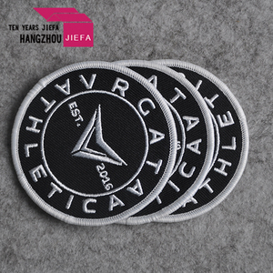 Custom Made logo Embroidery <strong>Patches</strong> Fashion Woven Tag - Product Image 4