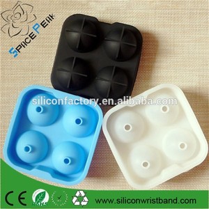 Whiskey Ice Cube Maker ballon Mold sphère Mould parti plateau brique Round Bar Silicon - Product Image 3