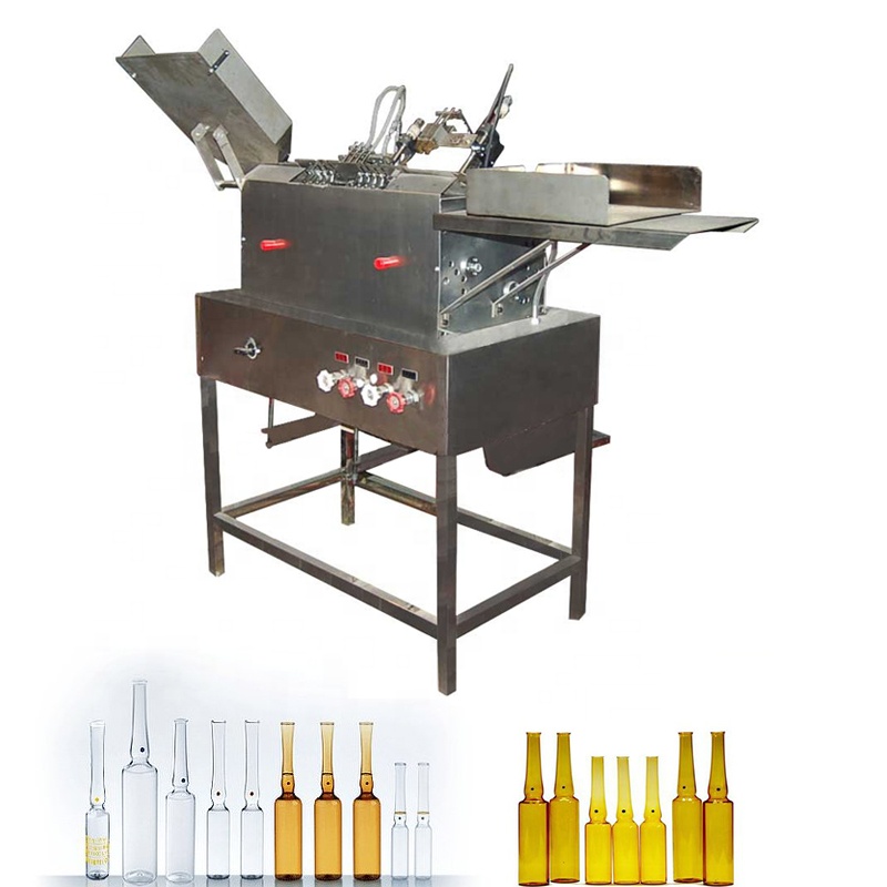 Машина для розлива и герметизации стеклянных ампул с двумя иглами