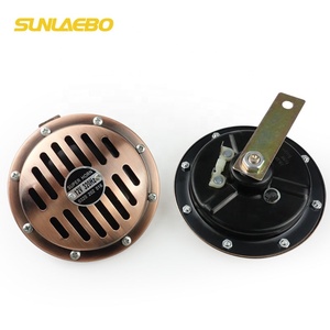 Universale chrome marrone grande corno camion auto bus auto corno elettrico 12 v 24 v - Product Image 2