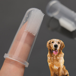 Hond Tandenborstel Huisdier Vinger Tandenborstel Hond Speelgoed Silicone Honden Katten Grooming Brush Schone Tanden Dierbenodigdheden - Product Image 3