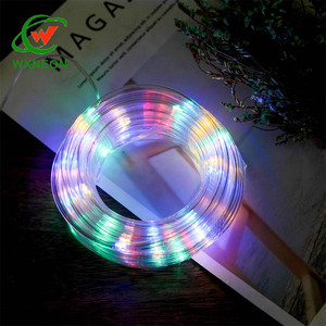 1M 36 Leds Fairy Lamp Solar Power Rope Tube Led String Light Outdoor Garden