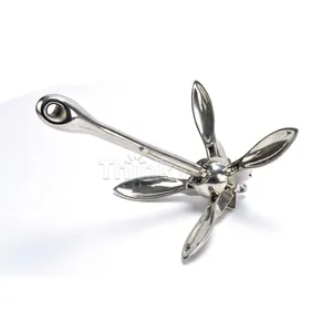 Stainless Steel 1.5キロBoat Folding Grapnel Anchor