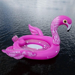 Flamingo Sun <span class=keywords><strong>Pleasure</strong></span> Grand îlot flottant gonflable pour 6 personnes, pour les fêtes et les loisirs aquatiques - Product Image 4