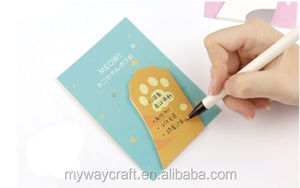 Coño Tabby cats paw post it memo sticky note pads - Product Image 3