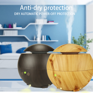 เครื่องฟอกอากาศอัลตราโซนิค600มล. เอฟเฟกต์ลายไม้สีเข้ม - Product Image 2