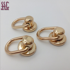 Tùy chỉnh thực hiện màu vàng kim loại túi vòng Kẽm hợp kim phần cứng cho túi - Product Image 3