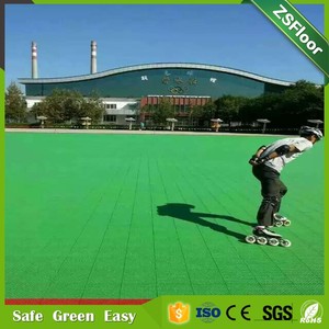 An Toàn Modular Nhựa Interlocking Ngoài Trời Roller Skating Flooring - Product Image 4