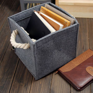Stile caldo Casalinghi Scatola di Immagazzinaggio Pieghevole di <span class=keywords><strong>Feltro</strong></span> <span class=keywords><strong>Cestino</strong></span> di Immagazzinaggio - Product Image 5
