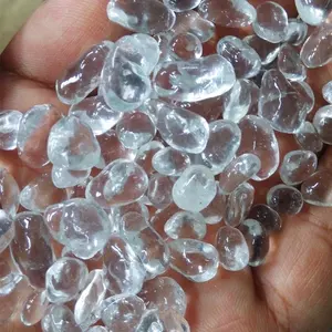 Reflective crystal glass beads for road marking paint and swimming pools