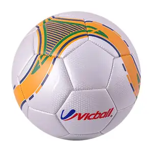 Cheap machine stitched official size 5 football balls good quality leather football soccer ball