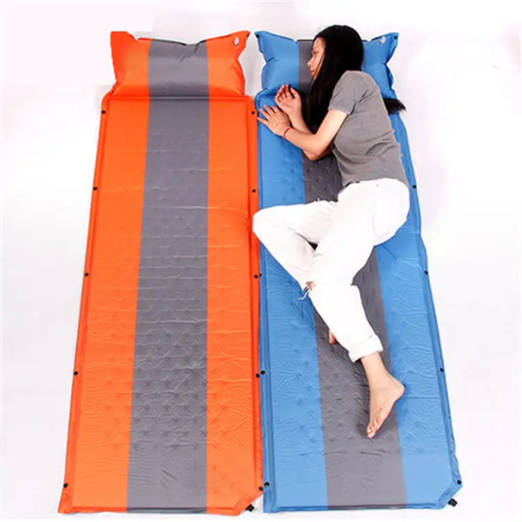 Надувной матрас в современном дизайне, складной спальный матрас для кемпинга