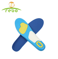 Semelles intérieures de sport personnalisées en gel TPU PU haute résilience, soutien de la voûte plantaire, absorption des chocs