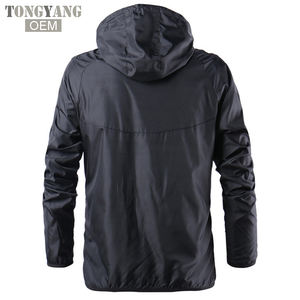 TONGYANG nuova primavera estate uomo moda Outerwear giacca a vento da uomo giacche sottili con cappuccio Casual cappotto sportivo di grandi dimensioni - Product Image 3