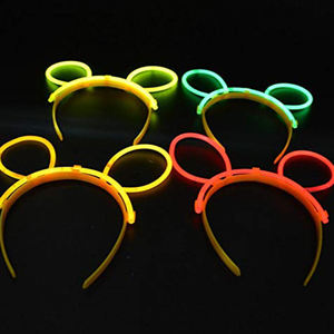 Accessoire de fête d'<span class=keywords><strong>anniversaire</strong></span> concert <span class=keywords><strong>club</strong></span> bandeau lumineux fluo épingle à cheveux - Product Image 2