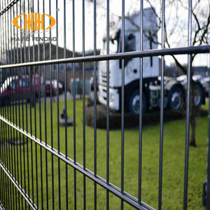 גרמנית סגנון 8/6/8 מגולוון ומצופית אבקה כפול מוט חוט רשת גדר פנל - Product Image 3