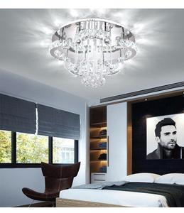 LED Chất Lượng Tốt Outlet Pha Lê Đèn Trần Hoa Hình Tròn Thiết Kế Phòng Khách Chiếu Sáng Đèn Pha Lê Hiện Đại 450Mm - Product Image 3