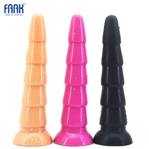 FAAK sex toys and silicone dildo with flexible mens toys for man of adult sex toys for woman anal plug penis Factory wholesale