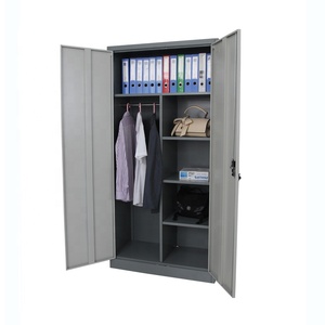 Knock Down Structure Office Use Clothes Steel Cupboard Design <strong>Metal</strong> <strong>Cabinet</strong> - Product Image 2