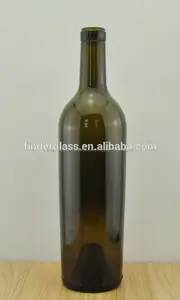 750 ml corcho tipo sellado y wine uso cónicos burdeos / claret botella de vidrio