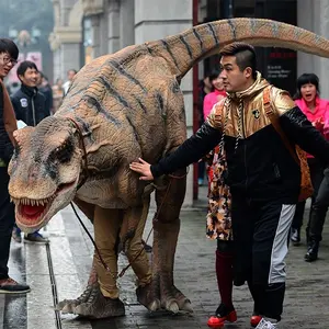 Animatronic dinossauro robô de t-rex traje para venda