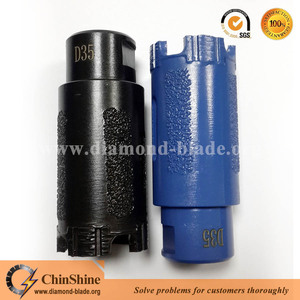 Chất lượng cao cấp khô đá kim cương lõi bits đối granite lỗ khoan - Product Image 4