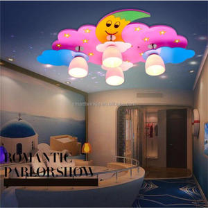 Đèn Trần <span class=keywords><strong>LED</strong></span> Cho Trẻ Em Đầy Màu Sắc, Đèn Trần <span class=keywords><strong>Led</strong></span> Hình Ngôi Sao Mặt Trăng Cho Phòng Ngủ, Mẫu Giáo, Đèn Điều Khiển Từ Xa - Product Image 3