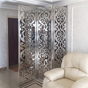 Dubai privatsphäre zimmer aufteilung perforierte metall bildschirm partition wand panel - Product Image 4