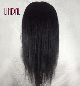 Cabeza de <span class=keywords><strong>Maniquí</strong></span> LINDAL para Entrenamiento de <span class=keywords><strong>Peluquería</strong></span>, 100% Cabello Humano, para Estilistas - Product Image 3