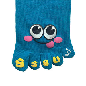 Chaussettes pour femmes-Conception à <span class=keywords><strong>5</strong></span> doigts avec têtes de dessins animés d'animaux, respirantes pour le yoga et la course - Product Image 4