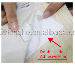 PVC hai mặt lạnh cán fillm trong suốt dính Phim trắng phát hành giấy - Product Image 4