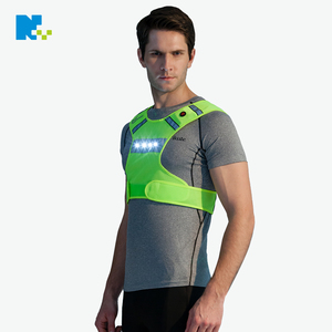 Fluorescent Mesh <span class=keywords><strong>Sécurité</strong></span> à <span class=keywords><strong>Vélo</strong></span> LED Clignotant <span class=keywords><strong>Lumineux</strong></span> Réfléchissantes Courir <span class=keywords><strong>Gilet</strong></span>. - Product Image 6